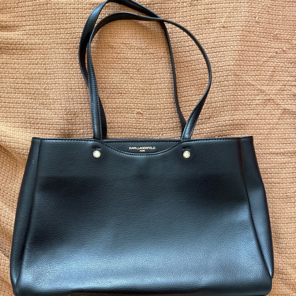 Karl Lagerfeld Black Work Bag